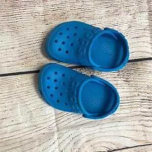 Crocs Kid's Boys Toddler Slip On Shoes Size 5 Blue